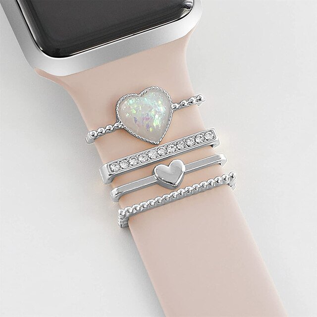 Decoración Para Apple watch band series 8, 7, 6, 5, 4 se, accesorios, dijes de joyería de diamantes para Samsung/Huawei, correa de reloj de 20mm/22mm