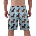 thumbnail image 3 of NICKSUN Men's Swim Trunks, Cute Print Quick Dry Summer Board Beach Shorts with Mesh Lining and Pockets, 3 of 6