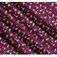 thumbnail image 3 of Soimoi Pink Cotton Voile Fabric Leaves,Star & Cute Animals Kids Fabric Prints By Yard 42 Inch Wide, 3 of 7