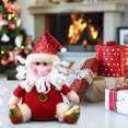 thumbnail image 6 of Christmas Santa Snowman Plush Ornament, Holiday Tree Hanging Decoration, Festive Home Display Accent, Seasonal Gift Collectible, 6 of 6