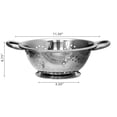 thumbnail image 3 of Maison Concepts Stainless Steel Colander With Handles 8" - Set of 2, 3 of 4