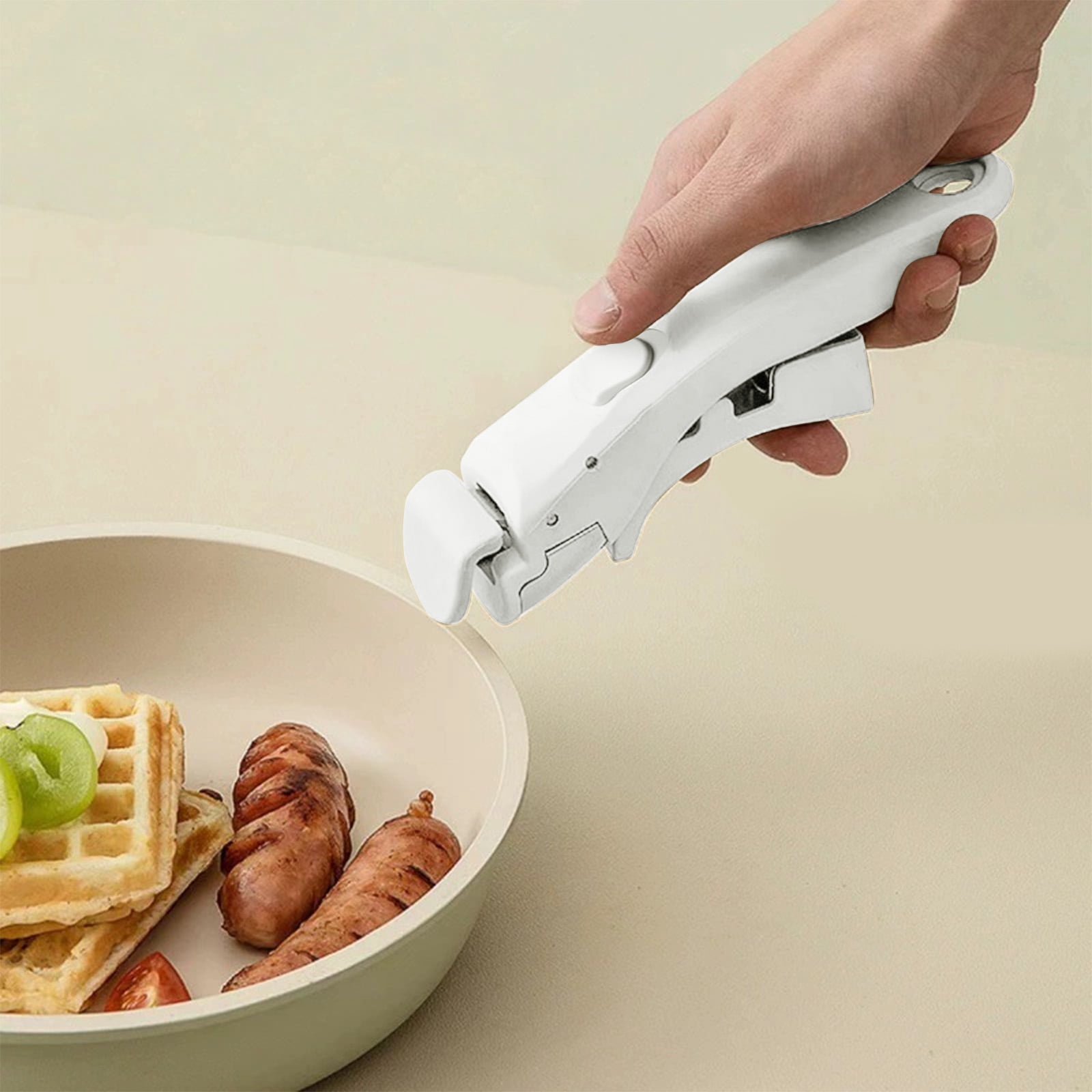 2/1 Pcs Detachable Handle Pots and Pans, HeatResistant Plastic Removable Handle Pots and Pans, Pot Handles Replacement for All Cookware, Suitable for Kitchen Tongs for Baking