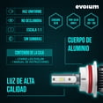 thumbnail image 4 of Luces Led para Auto - EVOLUM - Modelo Ultra Luxury 14,000 lúmenes - Resistencia al Agua - Haz de luz Perfecto: Luz Blanca (9007), 4 of 9
