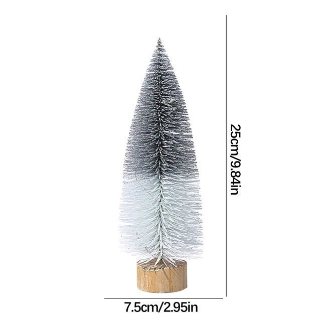Adornos Navideños Luminosos onlyliua Mini Árbol para Escritorio Regalo de Navidad