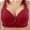 Red, variant on Women Large Size Comfortable Breathable Smooth Bra Underwear with Soft Cups for Daily Wear, 36, Rose Gold