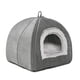 thumbnail image 1 of Cueva Cama para Gatos WINDRACING Gris para Gatos de Interior, Gatitos y Mascotas, 1 of 6