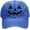 Blue, variant on Unisex Autumn Halloween Pumpkin Face Baseball Hat,Jack-o lantern Pumpkin Embroidered Adjustable Spooky Season Cap