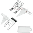 thumbnail image 1 of Actualización de costura profesional: guía ajustable de alta calidad para pespuntes precisos, compatibilidad a presión con la mayoría de las máquinas de vástago bajo, incluidas Brother y Kenmore, 2, 1 of 5