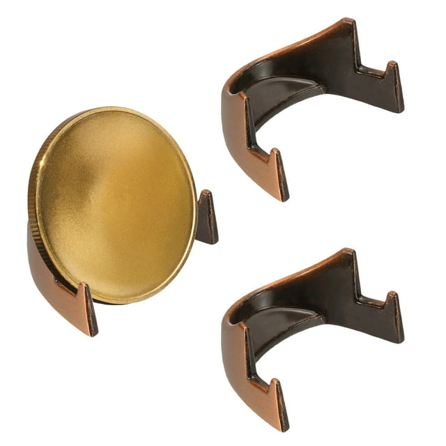 Supports de Présentation de Pièces, 3 Pcs Mini Chevalet de Présentation pour Collectionneurs de Dollars en Argent, Cuivre Rouge