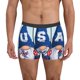 thumbnail image 1 of Balery Cute Gnomes in USA Calzoncillos bóxer para hombre, ropa interior de algodón suave y transpirable con cinturilla de nailon-Small, 1 of 5
