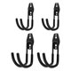 thumbnail image 1 of Garden Tool Storage Rack Garage Utility Hooks Ceiling Hanging Iron Material 4Pcs, 1 of 4
