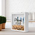 thumbnail image 2 of Honeymoon Fund Box Travel Fund Ticket Box Piggy Bank Suggestion Box Wedding Reception Party Bridal Gift, 2 of 6
