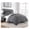 Gray, variant on 3-Piece All Season King er Set Rust Orange, Soft Quilted Down Alernative Duvet Insert with Corner Tabs, Lightweight Microfiber Bedding, 102 x 90 Inches