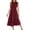 C-Red243, variant on DHFJKG Summer Dresses For Women Casual Sleeveless Midi Dress Ruffle Hem Smocked Waist Flowy A-Line Beach Vacation Sundress Stylish Dresses