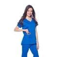 thumbnail image 4 of Dagacci Medical Uniform Women's Scrubs Set Stretch Ultra Soft Top and Pants, 4 of 6