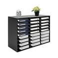 PVC Literature Organizer Sorter 27 Slots Compartment Vertical Desktop Sorter for Desk Document