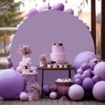 thumbnail image 3 of Round Arch Backdrop Cover 6ft/6.5ft/7.2ft Wrinkle Resistant Machine Washable For Wedding Birthday Baby Shower Decorations, 3 of 9