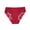 Red, variant on HONHUZH Womens Underwear Lace Solid Stretch Panties High Waist French Cut Panties