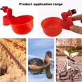 thumbnail image 3 of Meidiya 5Pcs Chicken Water Cups,Poultry Water Cups,Durable Automatic Poultry Waterer for DIY Poultry Quail Duck Chicken Bird Drinker, 3 of 8