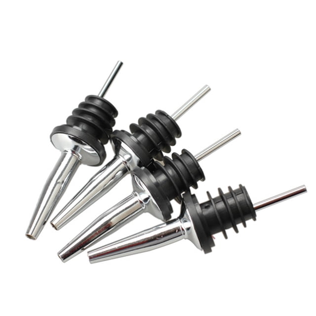 Toystoory Tapón de botella de vino resistente al desgaste, a prueba de herrumbre, barra de buen sellado, vertedor de botella de vino, tapón de Barra de herramientas 4 piezas