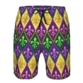 thumbnail image 4 of Naloa Mardi Gras4 Men's Beach Shorts, Surfing shorts, Swim trunks, Quick Dry Swim Trunks for Surfing Beach Fun - X-Large, 4 of 9