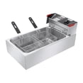thumbnail image 3 of veasfak Friteuse Électrique Commerciale de Grande Capacité pour Poulet, Riz et Frites / avec 2 Paniers, 3 of 9
