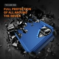thumbnail image 7 of Compatible with Apple iPhone 16 Case for Women Men, Military Grade Shockproof Drop Protection Anti-Scratch Bumper Rugged Matte Phone Case Cover for iPhone 16, Blue, 7 of 7