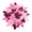A002- Pink, variant on Table Centerpiece Orange Artificial Maple Leaves Thanksgiving Decoration for Home Dining Tables