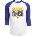 thumbnail image 1 of Men's Strong To The Finish Christian Baseball Jerseys Baseball Shirts, 1 of 1