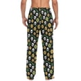 thumbnail image 3 of joogoo Men's Pajama Pants Cute Skull in Floral Soft Long Sleep Lounge Pjs Bottoms XL, 3 of 7
