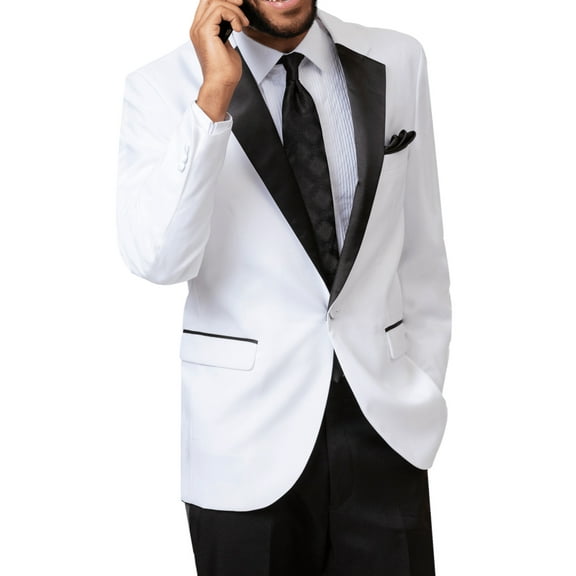 White One Button Classic Long Fit Tuxedo TUX111