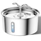 thumbnail image 2 of 3.2L/108oz Large Capacity Stainless Steel Pet Water Dispenser Ultra-Quiet Automatic Dog Watering Bowl Cat Dog Watering Supplies ShopWise Round, 2 of 11