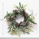 thumbnail image 4 of Christmas Wreath Artificial Pinecone Red Berries Garland Decoration Hanging Front Door Wall Tree Ornament christmas garland, 4 of 5