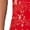 Vivid Red Stars, variant on Roaman's Women's Plus Size Stretch Knit Sleeveless Midi Dress With Ruched Hem Detail