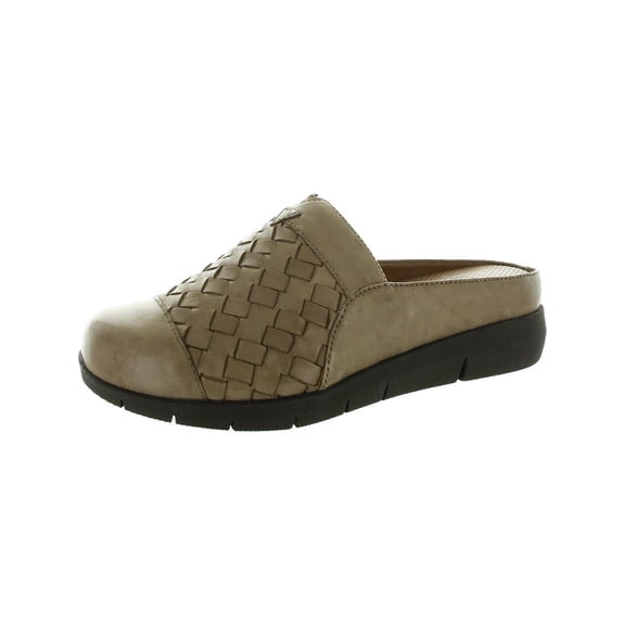 SoftWalk Womens Textured Leather Mules