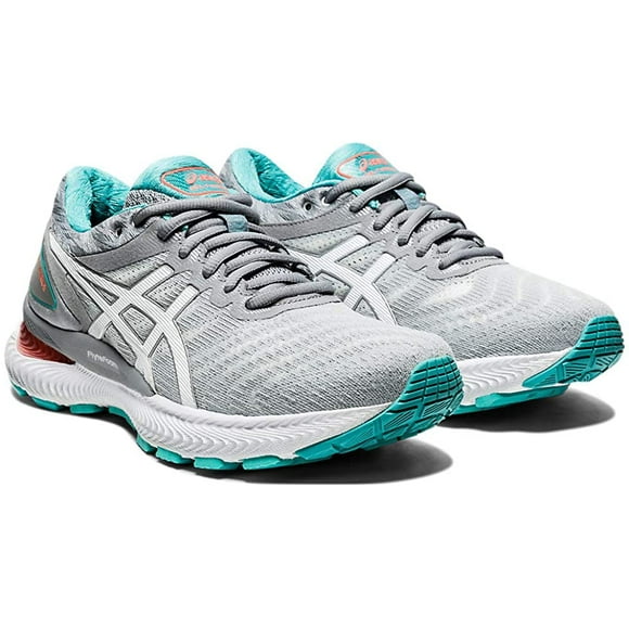 ASICS Women's Gel-Nimbus 22 Running Shoes, 6M, Sheet Rock/White