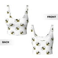 thumbnail image 4 of Yiaed Bee Print Ladies Waistcoat Women Sports Vest Vest Sports Women Sports Top Yoga Vest for women-XX-Large, 4 of 8