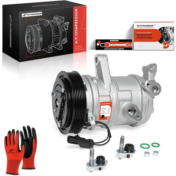 A-Premium AC Compressor with Clutch Compatible with Dodge Nitro 2007-2008 Jeep Liberty 2006-2008 V6 3.7L Sport Utility