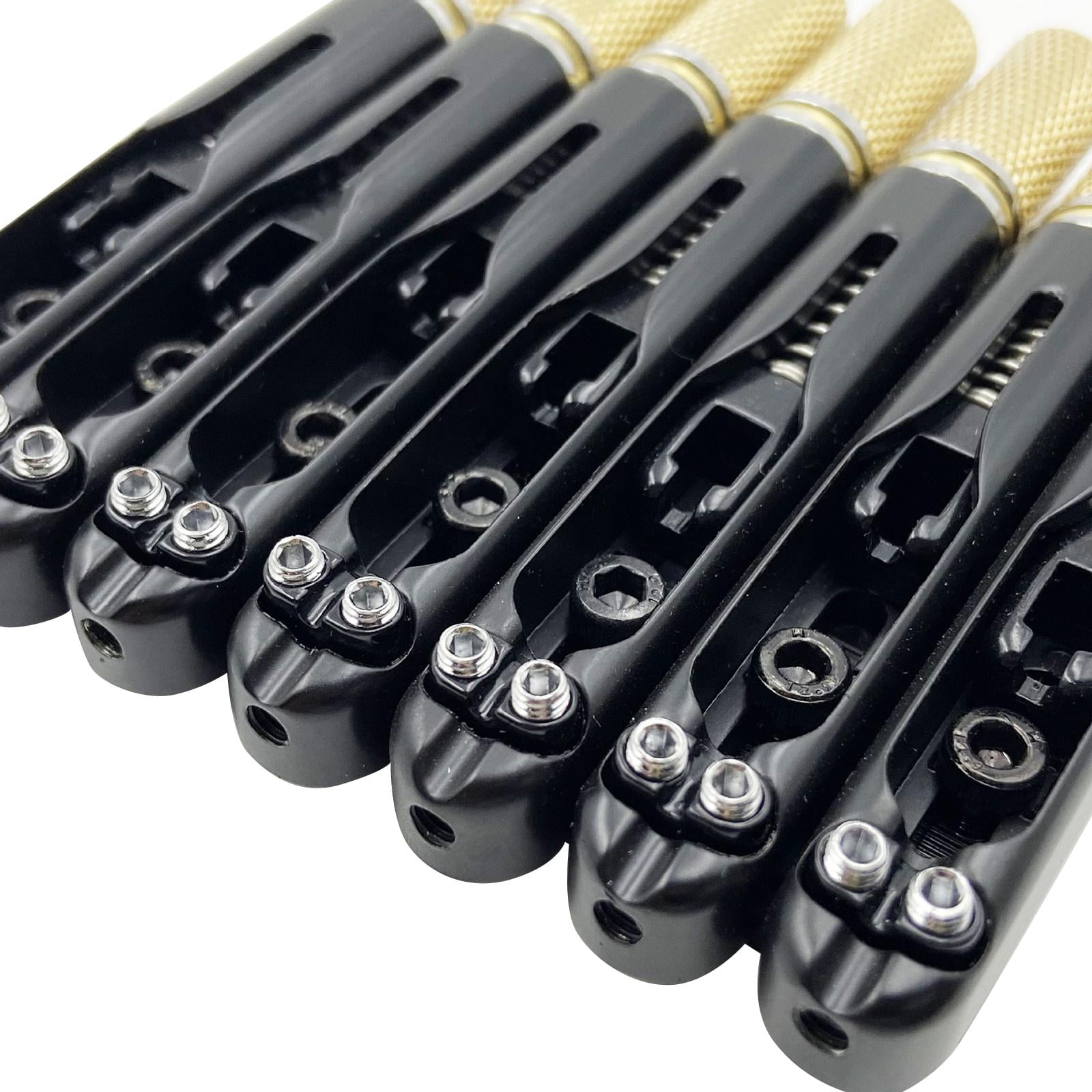 Electric Guitar Bridge Headless String Retainer Wrench Metal Parts Compact Fit for 7 String Guitar Players