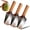 3pcs, variant on Triangle Watermelon Cutter, Heavy-Duty Stainless Steel Melon Slicer with Ergonomic Wooden Handle, Quick Fruit Divider for Party & Picnic