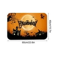 thumbnail image 3 of TOPRenddon Happy Halloween Door Mat, Front Door Mat Non Slip, Welcome Skull Ghost Yard Floor Doormat Kitchen Entry Outdoor Indoor Entrance, 3 of 6