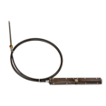 thumbnail image 1 of Uflex Boat Steering Cable M86X18 Fits Universal Steering Helm; Rack And Pinion Design; 18 Feet Length; Black; Stainless Steel Output End Fitting; 7.9 Inch Minimum Bend Radius, 1 of 6