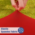 thumbnail image 2 of Round Spandex Tablecloth, Elastic Fitted Waterproof Tablecloths for 36"-44" Tables, Stretch Washable Picnic Table Cover for Camping, Dining, Indoor and Outdoor, Red, 2 of 4