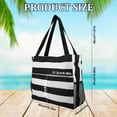 thumbnail image 2 of Bocaoying Women's Beach Bag, Waterproof Sandproof Beach Tote Bag, Large Beach Bag Featuring Back Zipper with 2 Mesh Side Pockets for Women's Essentials, 2 of 7