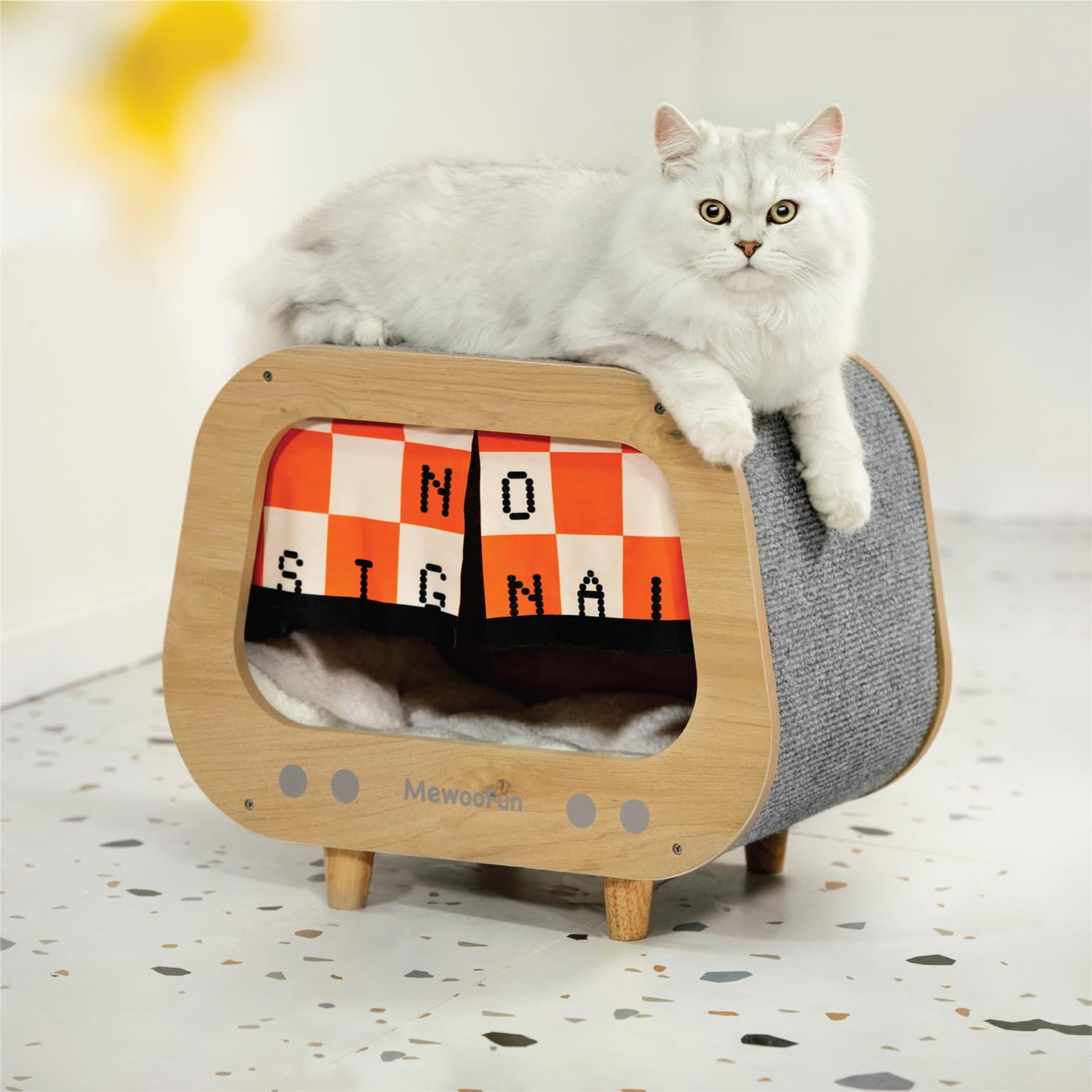 Pefilos 18" 3-in-1 Cat Cave Bed, Cat House for Indoor Cats, Cat Condo Modern Cat Nest Cute Prevents Furniture Damage Cat Shelter, Beige Pefilos 18" 3-in-1 Cat Cave Bed, Cat House for Indoor Cats, Cat Condo Modern Cat Nest Cute Prevents Furniture Damage Cat Shelter, Beige
