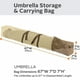 thumbnail image 3 of Xihbxyly Bolsa para Guardar Sombrillas, Funda Extragrande para Sombrilla de Playa, Material Impermeable 420D, Cremallera Resistente, Protección Contra La Intemperie, Organizador de Muebles de Exterio, 3 of 6