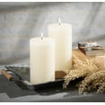 thumbnail image 2 of Melon White Pillar Candles - Set of 2, 2 of 8