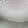 thumbnail image 5 of FASÄDE Traditional 10 Decorative Vinyl 2ft x 4ft Glue Up Ceiling Panel in Gloss White (5 Pack), 5 of 5