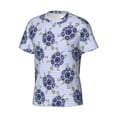 thumbnail image 3 of Rocae Turtle with Blue Stones for Men's Moisture-Wicking Crew Tee - T-Shirt for Sports, Outdoor Activities, and Casual WearMedium, 3 of 9