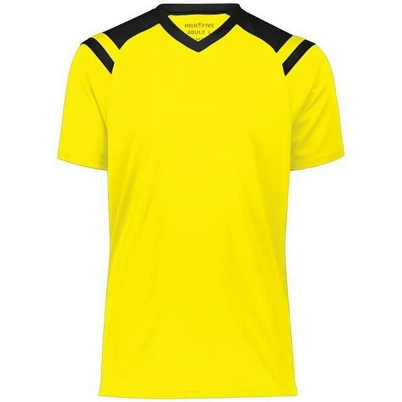 High Five 322971.78N.L Youth Sheffield Jersey, Electric Yellow & Black - Large